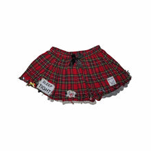 Load image into Gallery viewer, Reaper Plaid Distressed Skirt