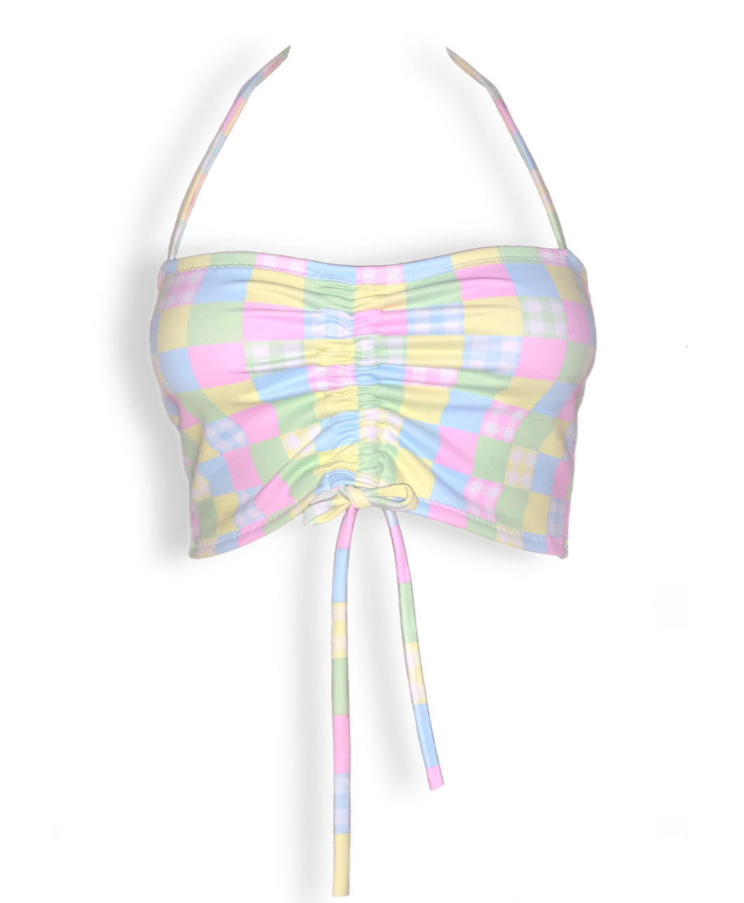 Pastel Picnic Drawstring Top